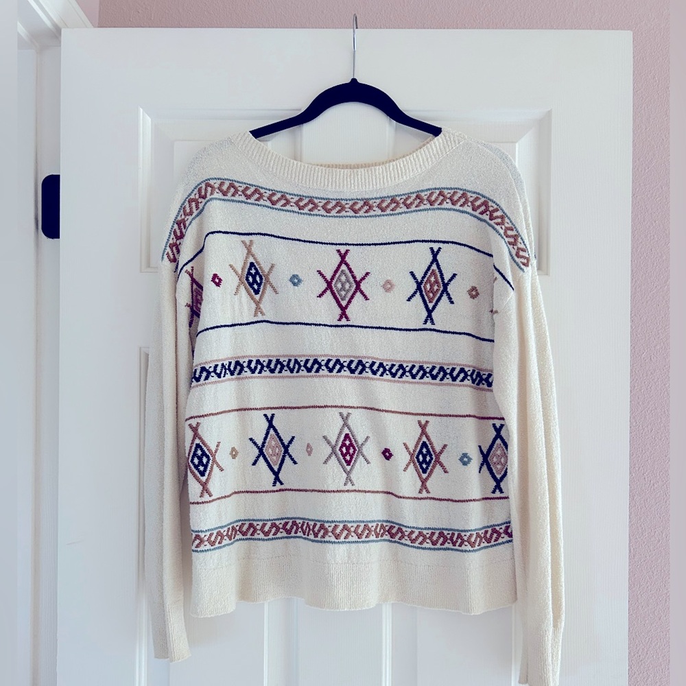 Embroidered Madewell sweater